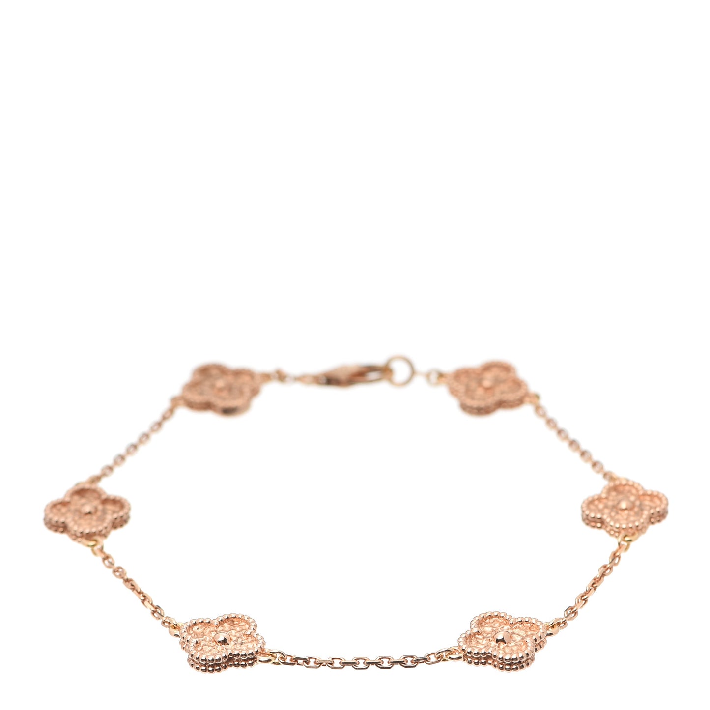 18K Rose Gold 6 Motifs Sweet Alhambra Bracelet