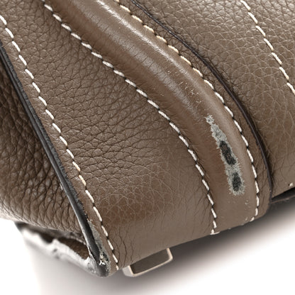 Celine Drummed Calfskin Micro Luggage Souris Souris 9 of 11