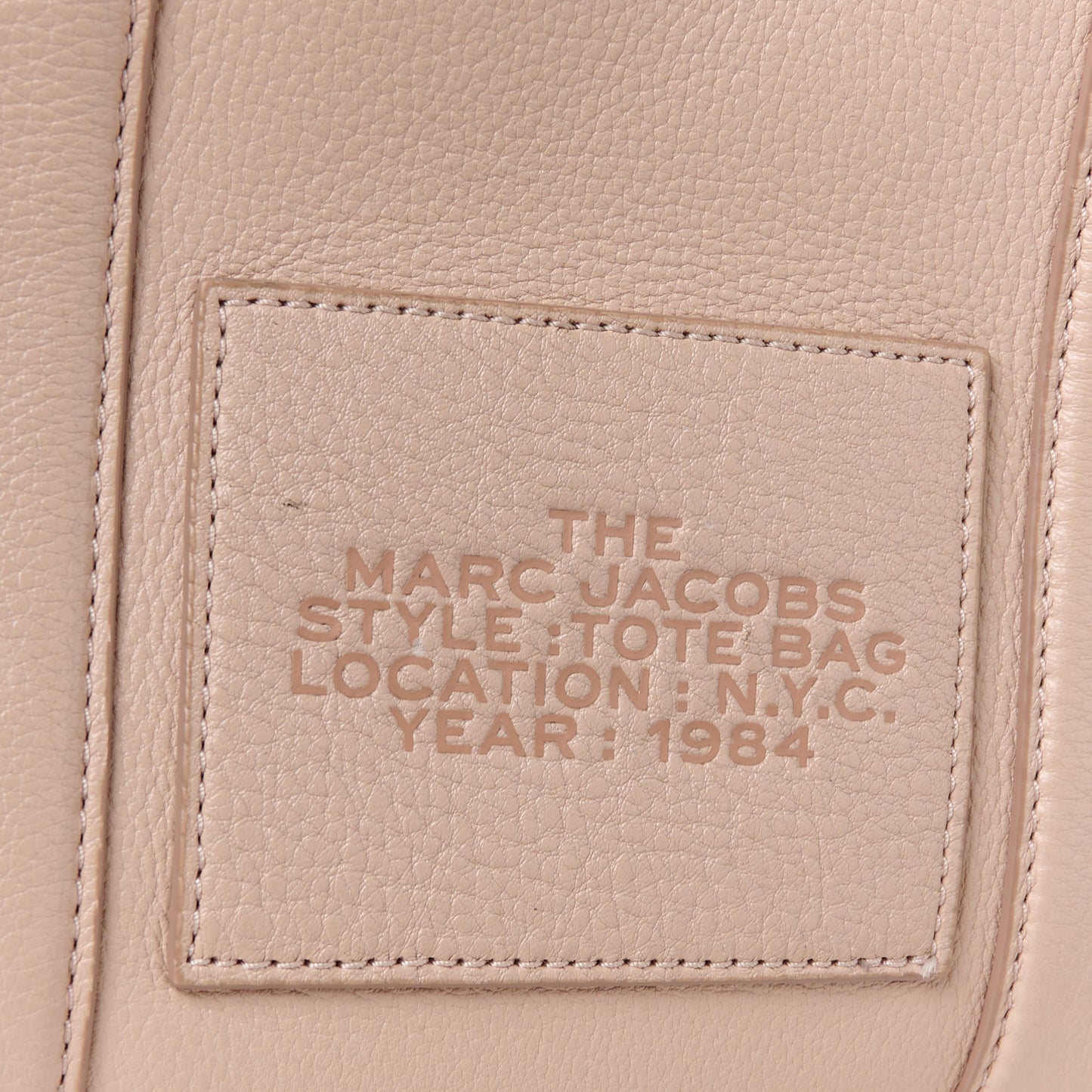 Grained Calfskin Medium The Tote Bag Rose Dust