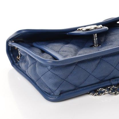 Chanel Caviar Quilted Mini French Riviera Flap Blue 11 of 12