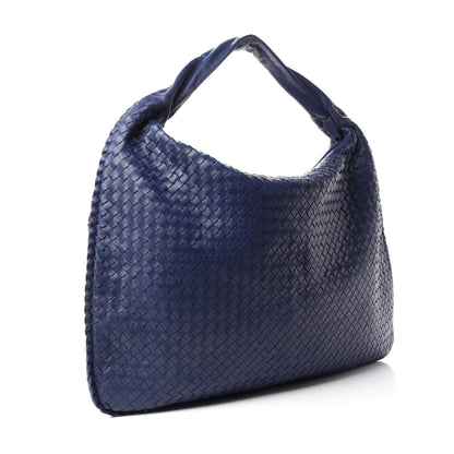 Bottega Veneta Nappa Intrecciato Maxi Veneta Hobo Sapphire 4 of 12