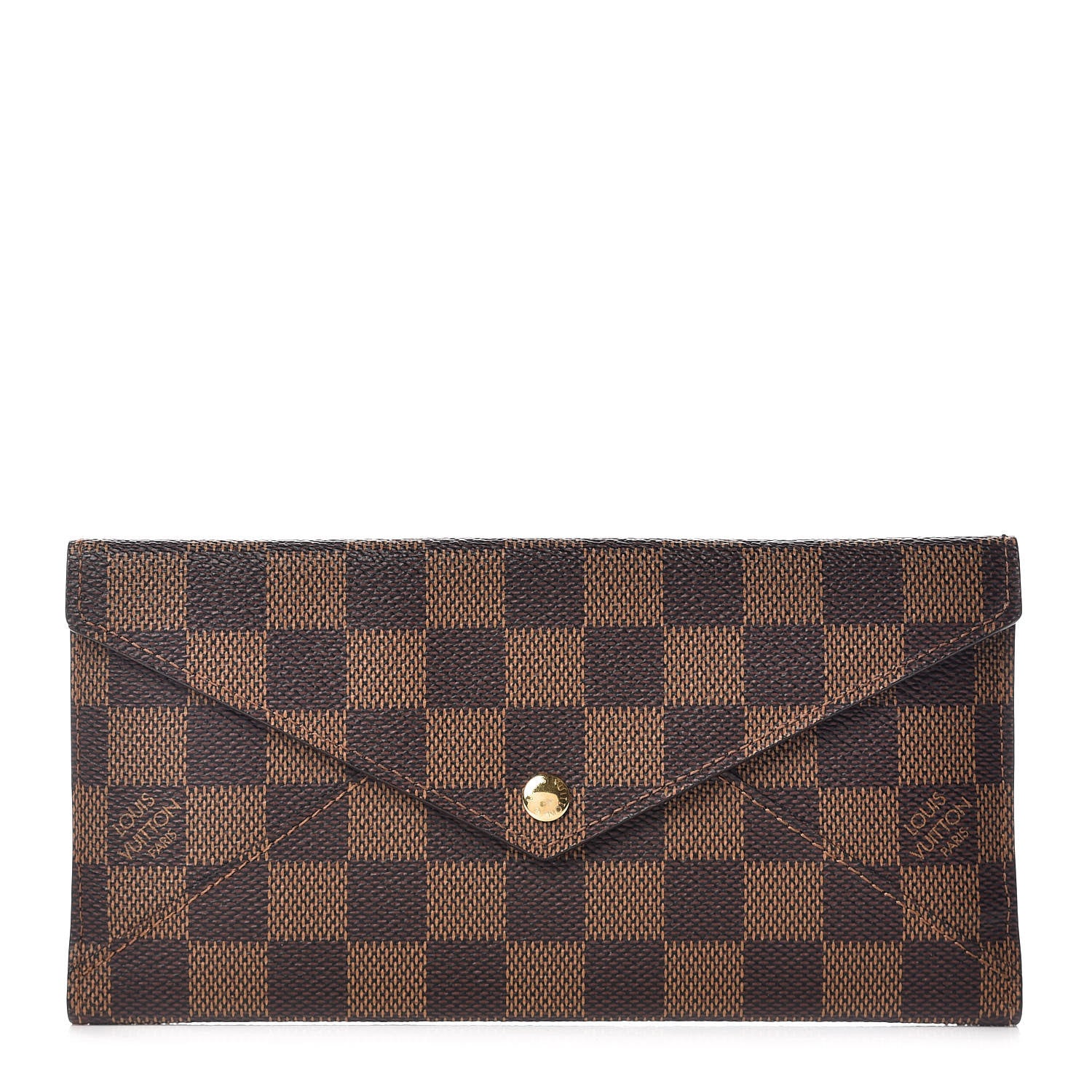 Louis Vuitton Damier Ebene Long Origami Wallet 1 of 8