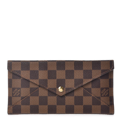 Louis Vuitton Damier Ebene Long Origami Wallet 1 of 8