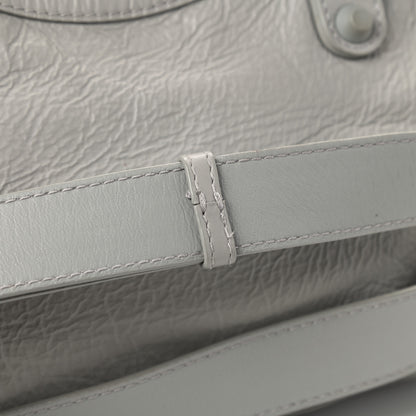 Balenciaga Matte Goatskin Rubber Covered Classic Hardware Mini City Gris Glace 11 of 11