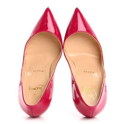 Christian Louboutin Patent Pigalle Follies 100 Pumps 36 Ultra Rose 2 of 8