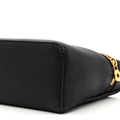 Loro Piana Grained Calfskin L19 Extra Pocket Pouch Black 9 of 9