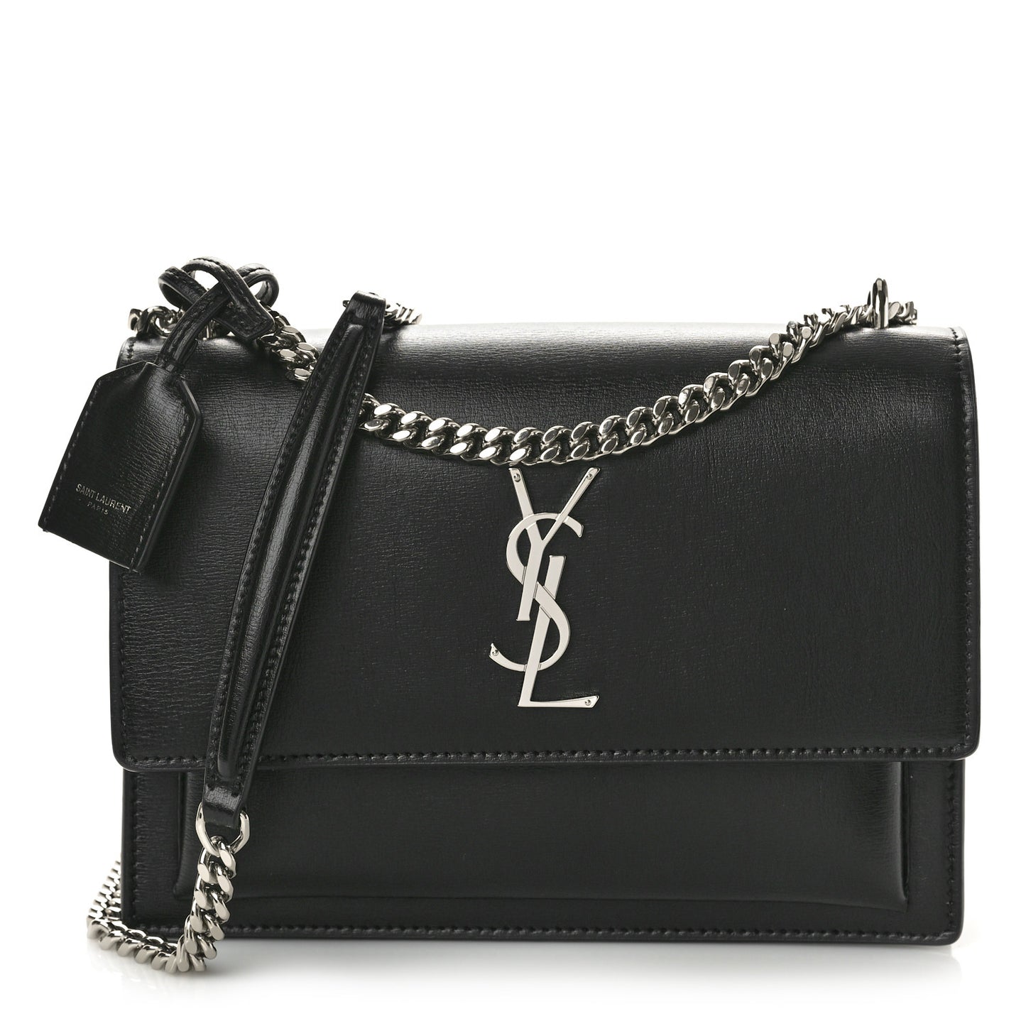 Calfskin Medium Monogram Sunset Black