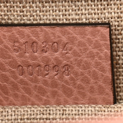 Gucci Dollar Calfskin Small Interlocking G Shoulder Bag Soft Pink 8 of 12
