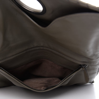 Bottega Veneta Nappa Intrecciato Turnlock Clutch New Steel 6 of 7