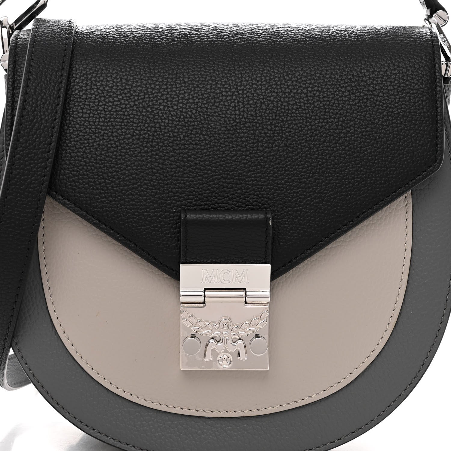 MCM Calfskin Small Patricia Shoulder Bag Multicolor 8 of 10
