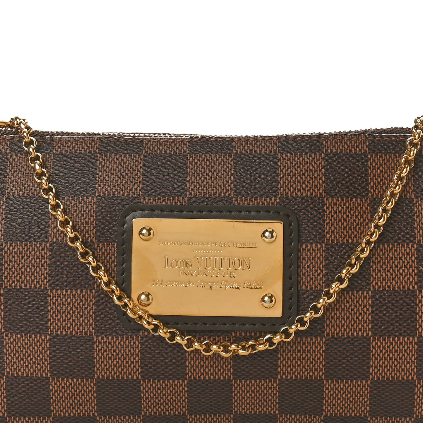 Damier Ebene Eva Clutch