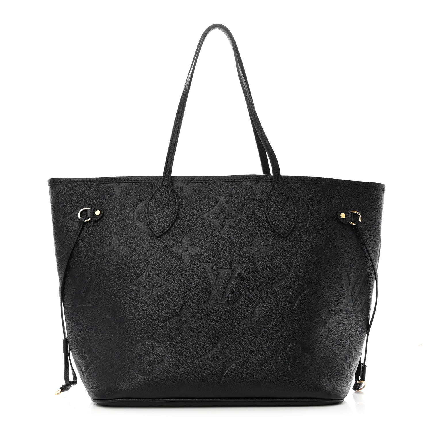 Louis Vuitton Empreinte Monogram Giant Neverfull MM Black 3 of 11