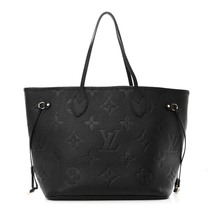 Louis Vuitton Empreinte Monogram Giant Neverfull MM Black 3 of 11
