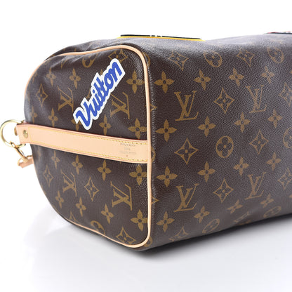 Louis Vuitton Monogram Patches Speedy Bandouliere 30 8 of 9