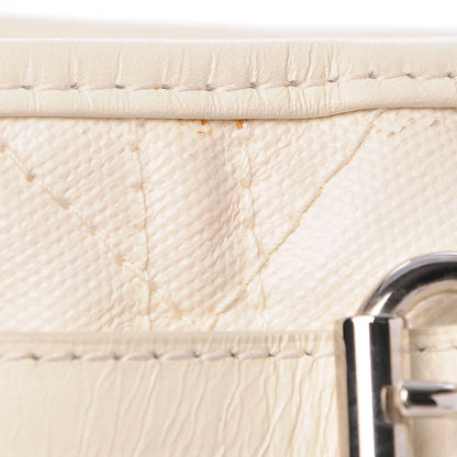Christian Dior Coated Canvas Cannage Small Panarea Tote White 12 of 14