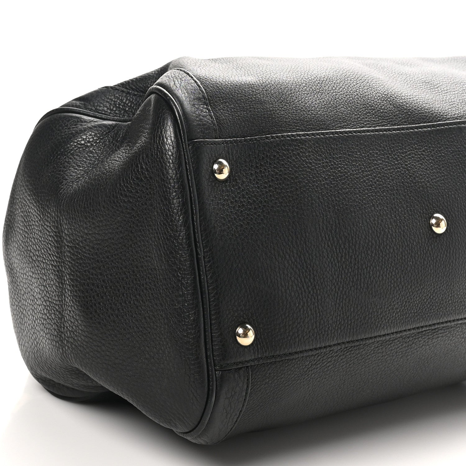 Gucci Pebbled Calfskin Medium Soho Boston Black 9 of 10