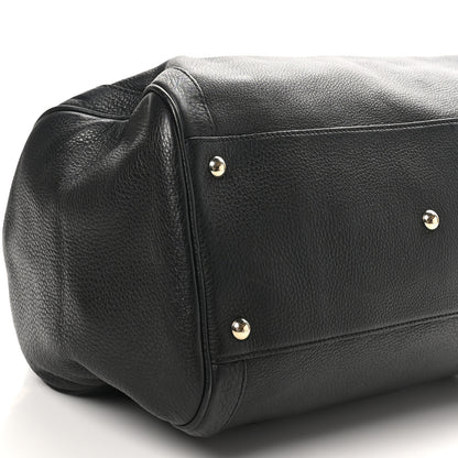 Gucci Pebbled Calfskin Medium Soho Boston Black 9 of 10