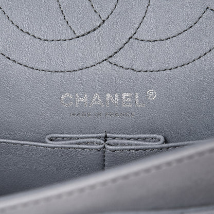 Chanel Lambskin 2.55 Reissue 225 Silver Degrade 6 of 9