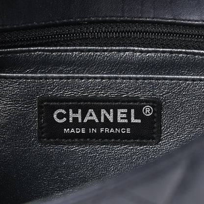 Chanel Iridescent Calfskin Quilted Mini Rectangular Flap Charcoal 6 of 17