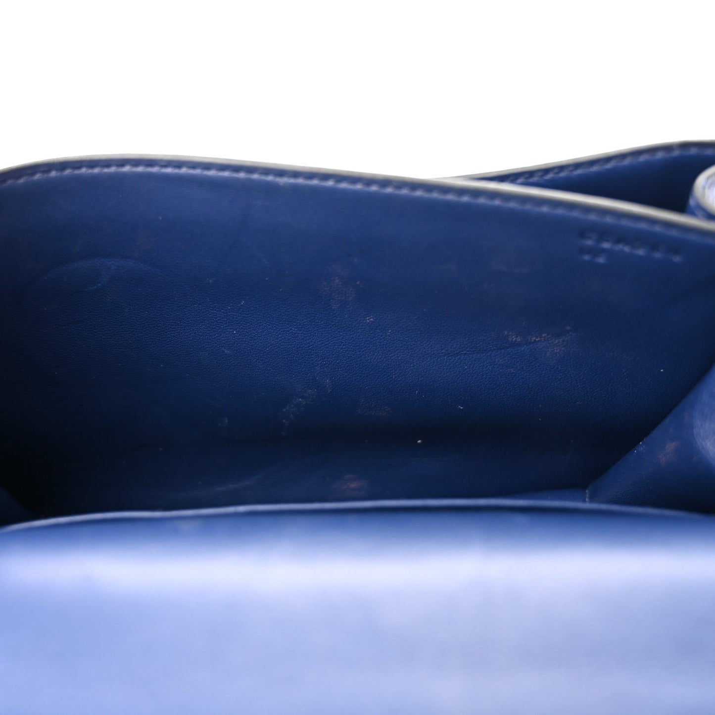 Ostrich Constance 18 Bleu Saphir