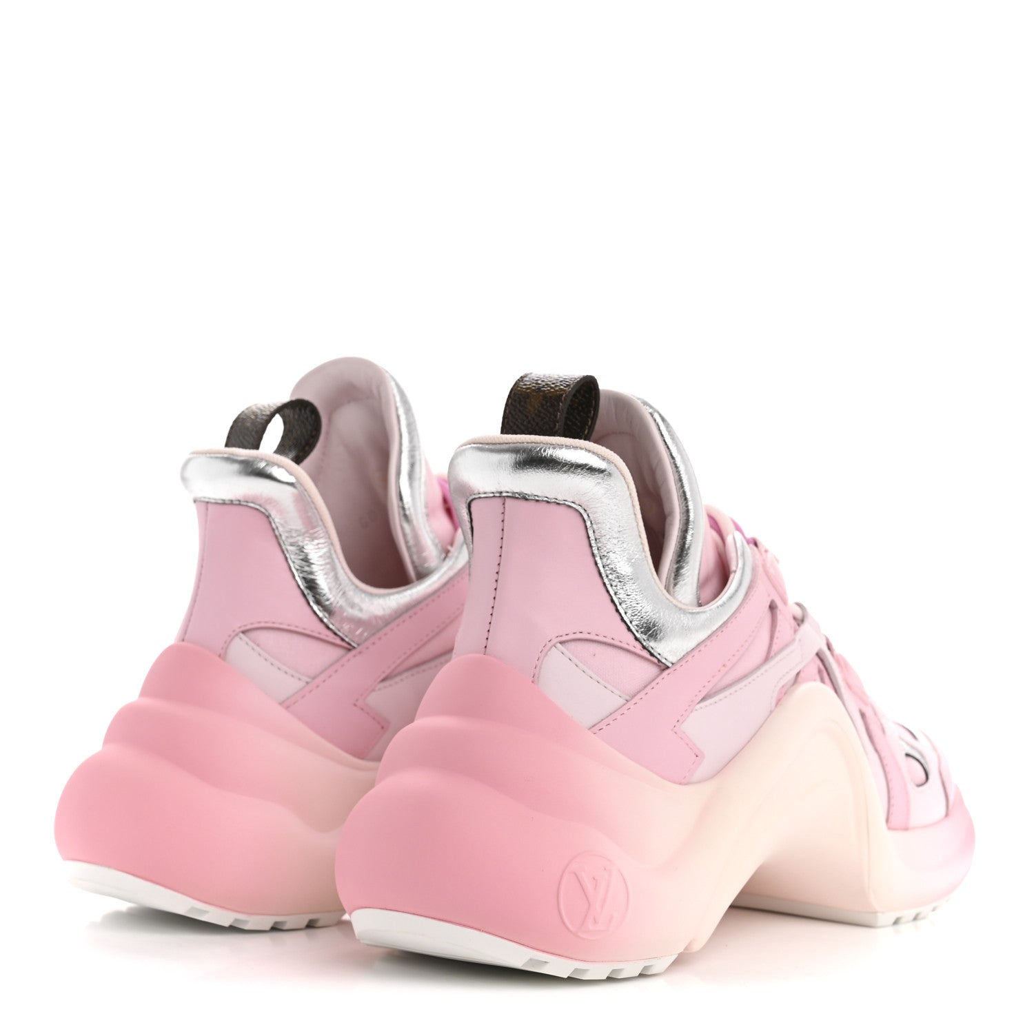 Louis Vuitton Calfskin Technical Nylon LV Archlight Sneaker 37 Rose Clair 5 of 11