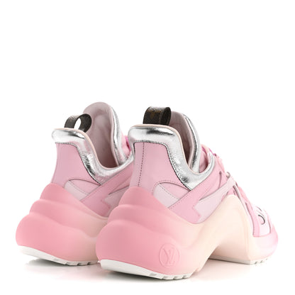 Louis Vuitton Calfskin Technical Nylon LV Archlight Sneaker 37 Rose Clair 5 of 11