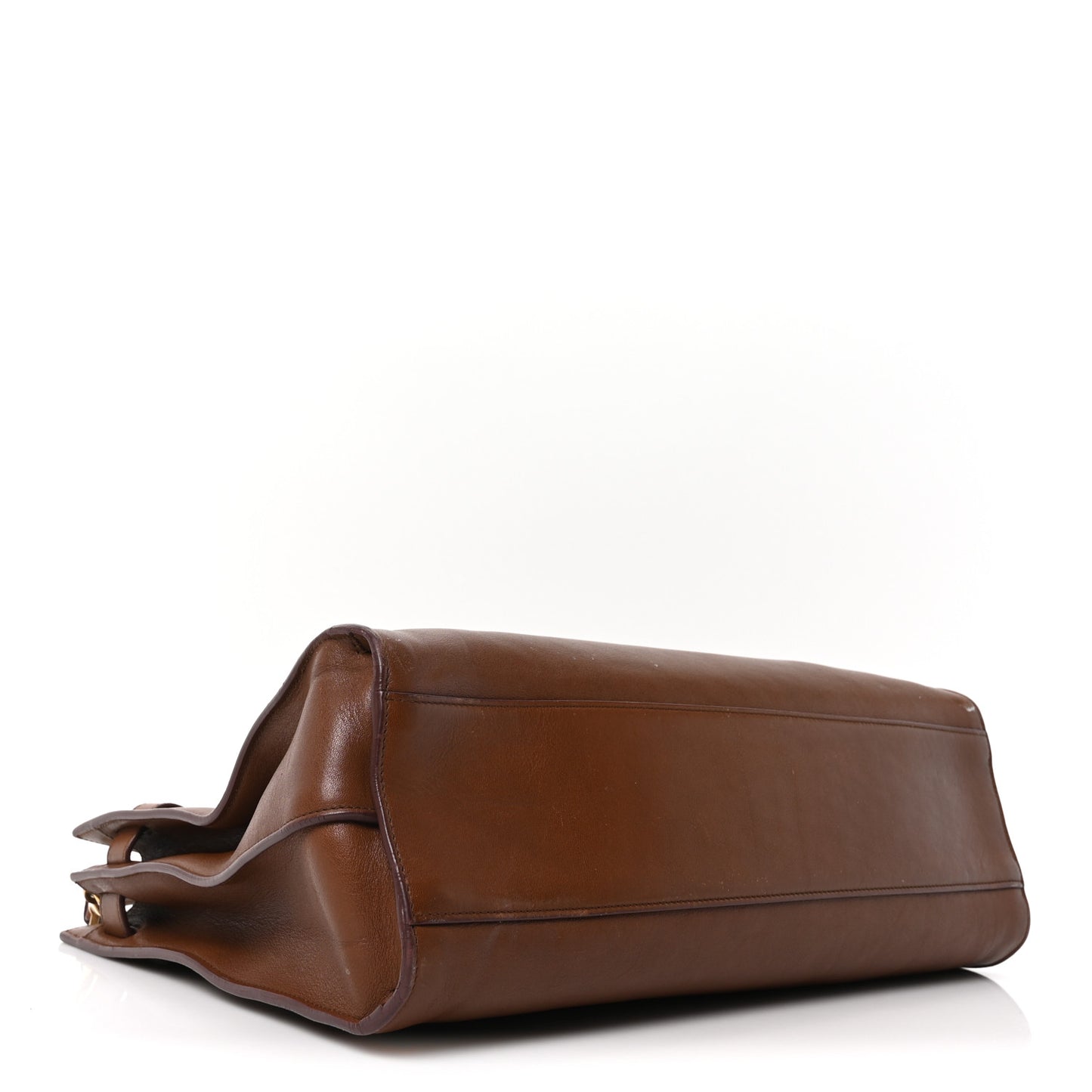 Smooth Calfskin Medium Supple Sac De Jour Brown