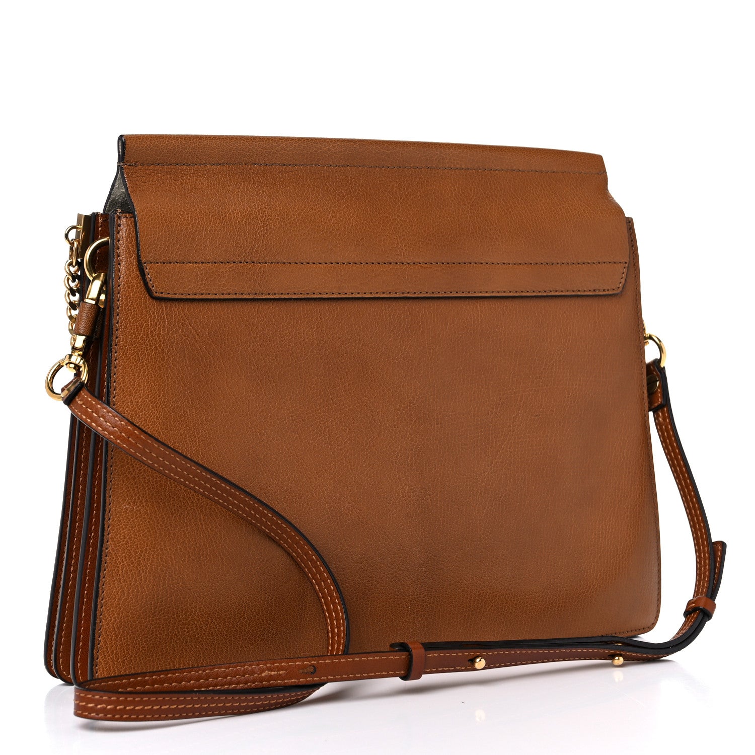 Chloe Goatskin Medium Faye Shoulder Bag Caramel 3 of 8