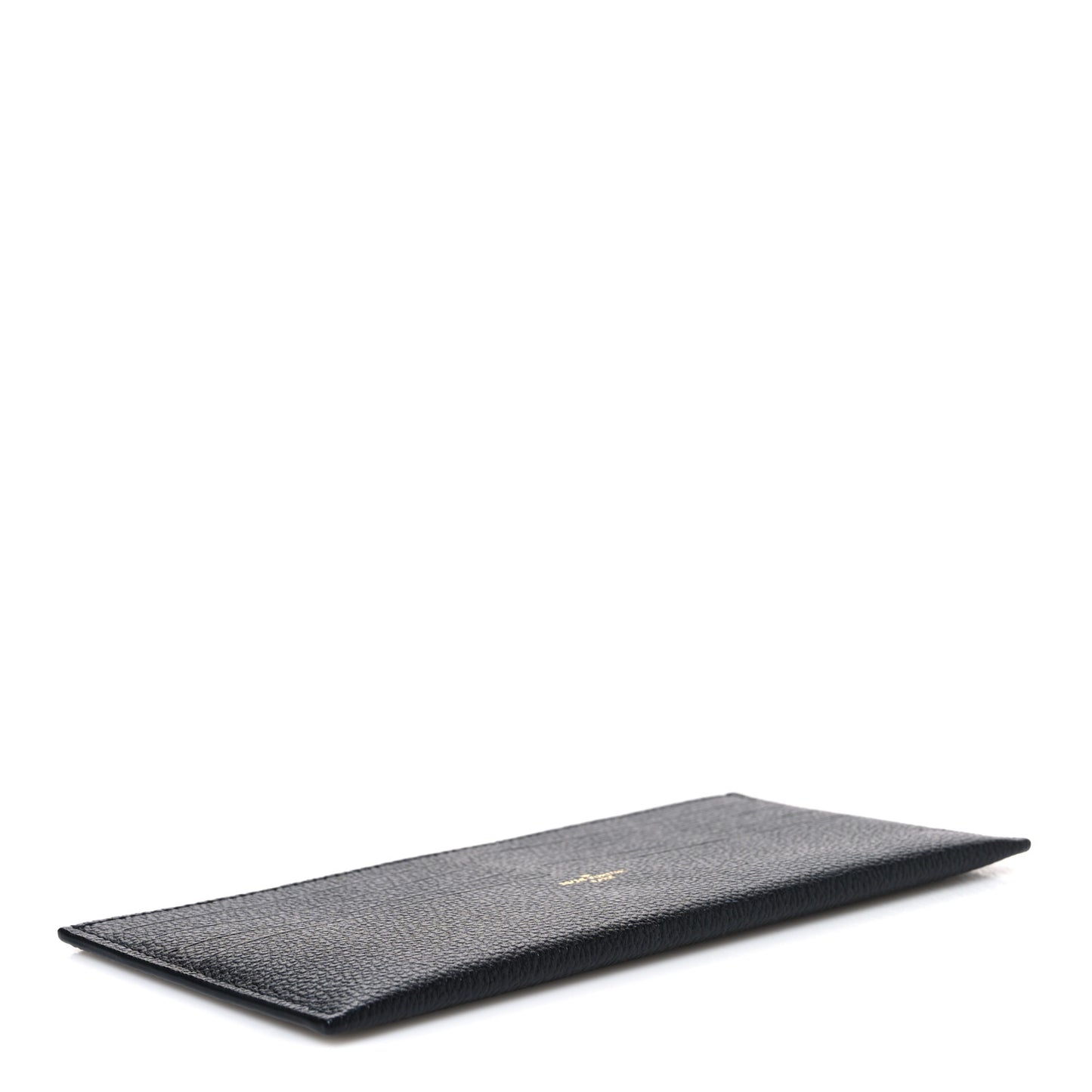 Calfskin Felicie Chain Wallet Card Holder Insert Black