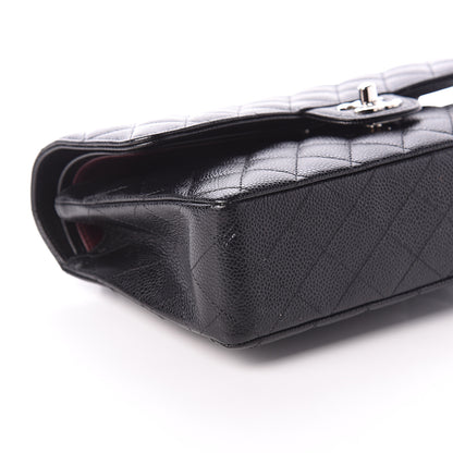 Chanel Caviar Quilted Medium Double Flap Black 7 of 8
