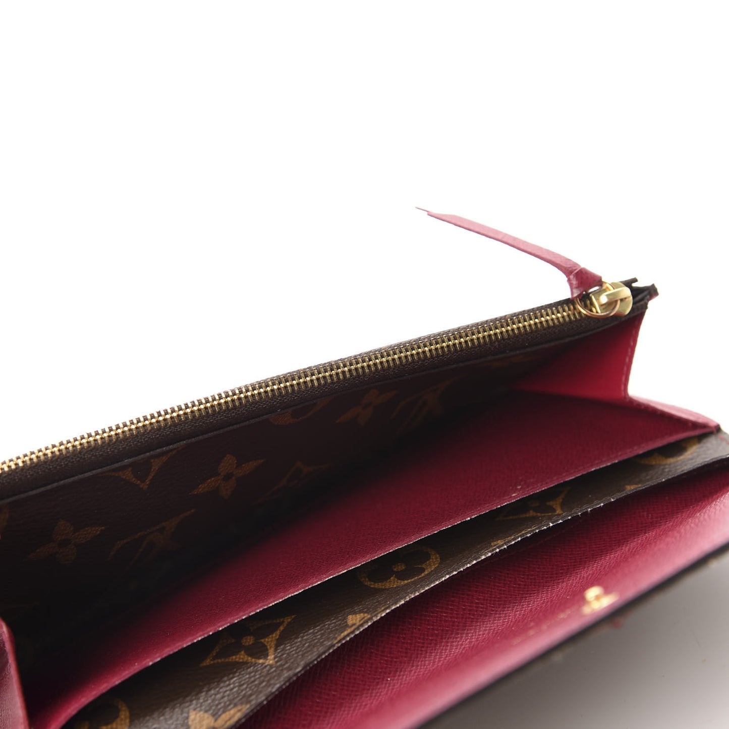 Monogram Emilie Wallet Fuchsia
