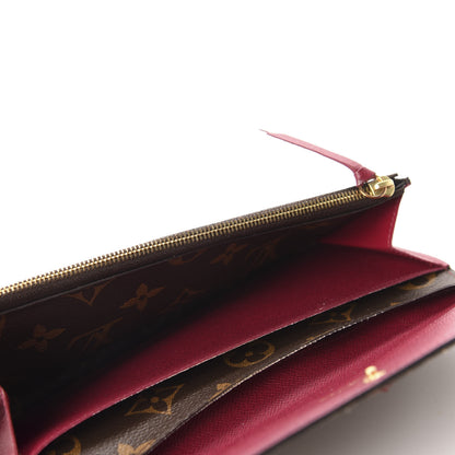 Louis Vuitton Monogram Emilie Wallet Fuchsia 5 of 6