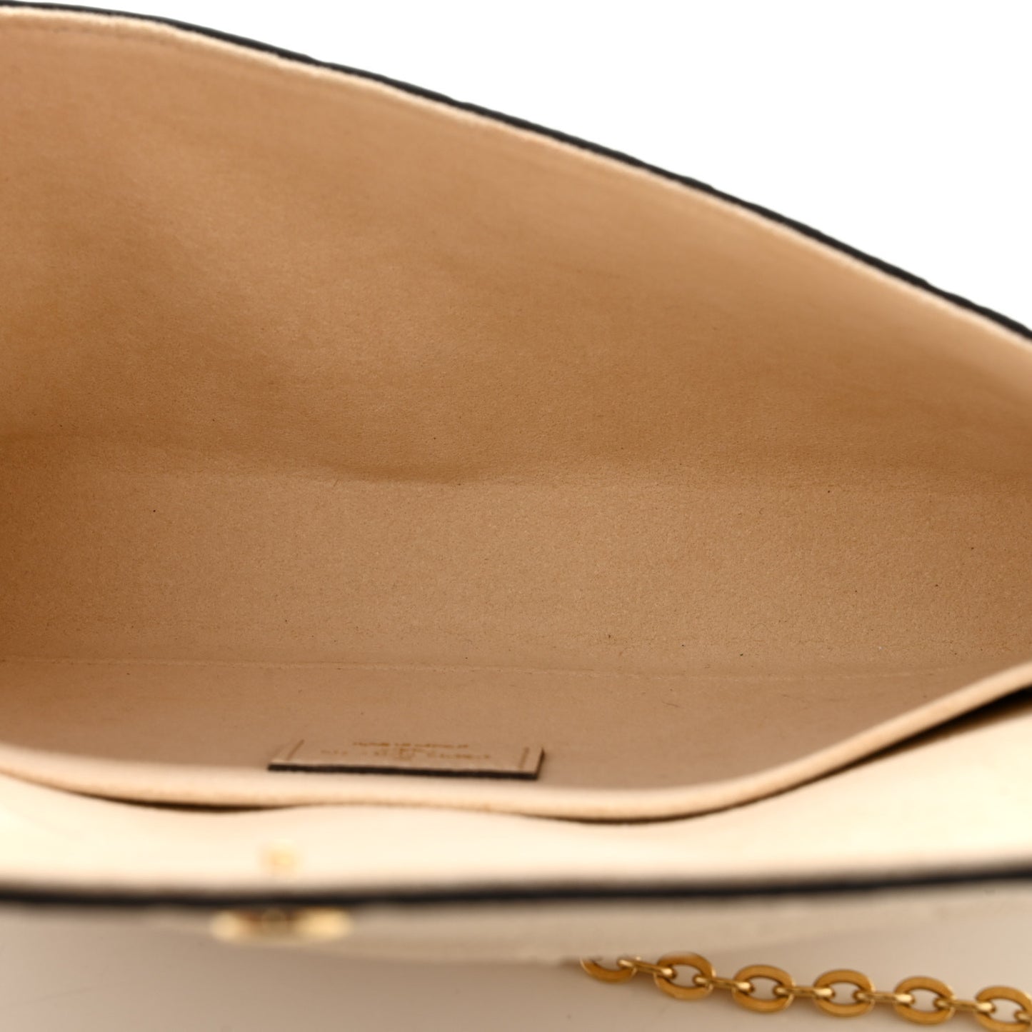 Empreinte Pochette Felicie Chain Wallet Cream