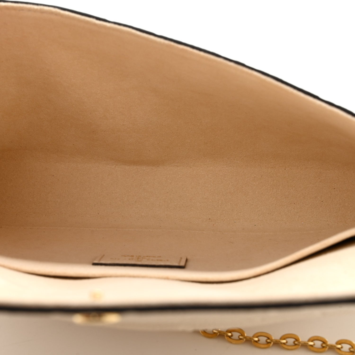 Louis Vuitton Empreinte Pochette Felicie Chain Wallet Cream 6 of 11