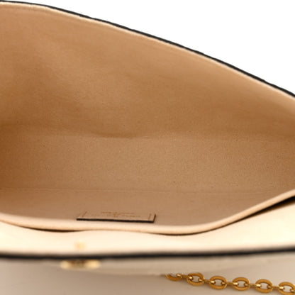 Louis Vuitton Empreinte Pochette Felicie Chain Wallet Cream 6 of 11