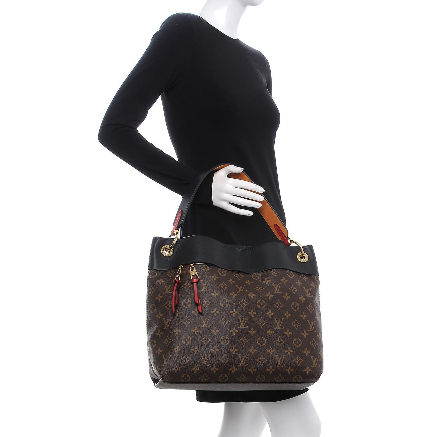Monogram Tuileries Hobo Black