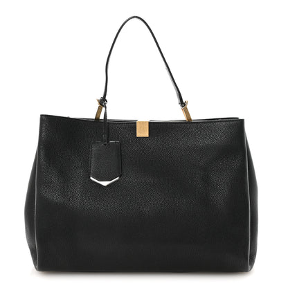 Balenciaga Calfskin Le Dix Soft Cabas M Shoulder Bag Black 1 of 11