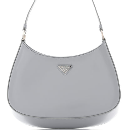 Prada Spazzolato Cleo Shoulder Bag Fiordaliso 8 of 11