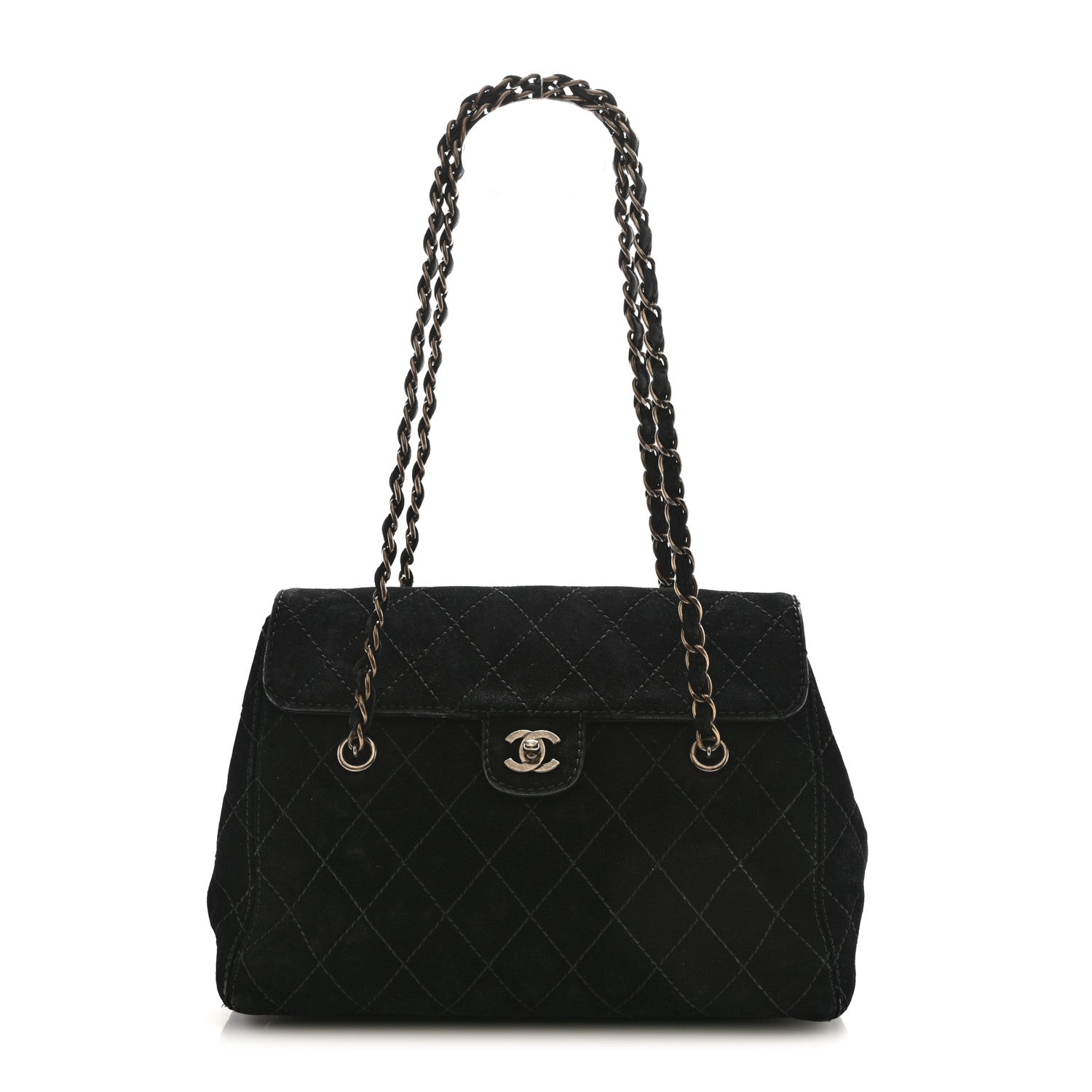 Chanel Suede Jumbo Single Flap Black 1 of 11