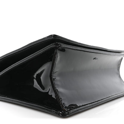 Christian Dior Patent Medium Diorama Flap Bag Black 9 of 11