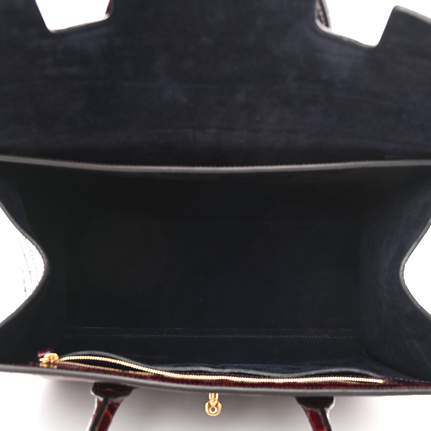 Mulberry Crocodile Embossed Calfskin Bayswater Oxblood 5 of 9