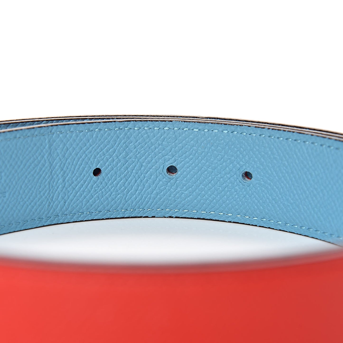 Epsom 32mm Belt Strap 105 Rouge De Coeur Bleu Du Nord