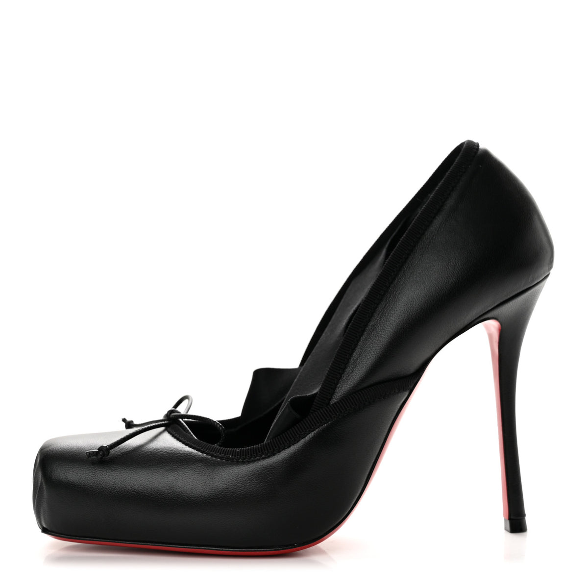 Christian Louboutin Nappa Cassiastic 100 Pumps 38.5 Black 1 of 8
