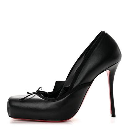 Christian Louboutin Nappa Cassiastic 100 Pumps 38.5 Black 1 of 8