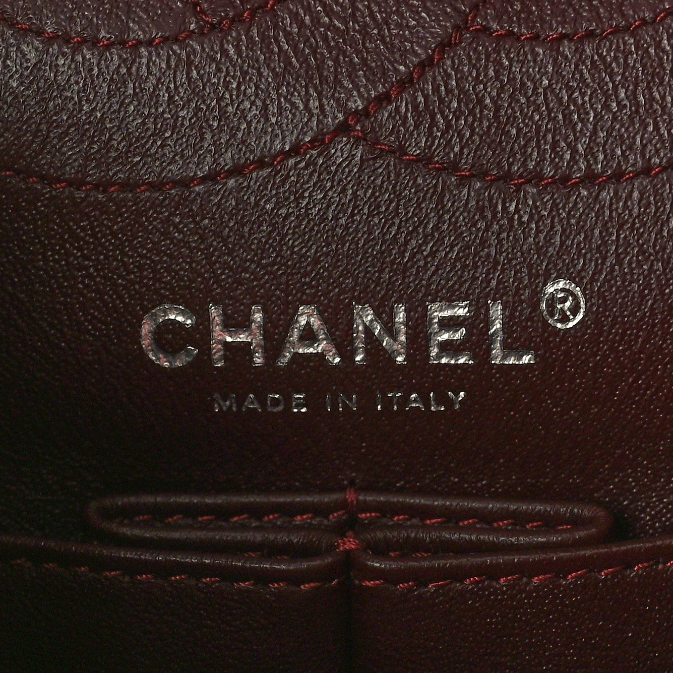 Aged Calfskin Space Charms 2.55 Reissue 225 Flap Black
