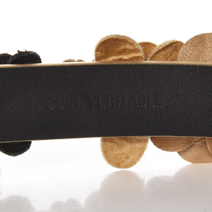 Chanel Metallic Calfskin Floral Headband Gold 5 of 6