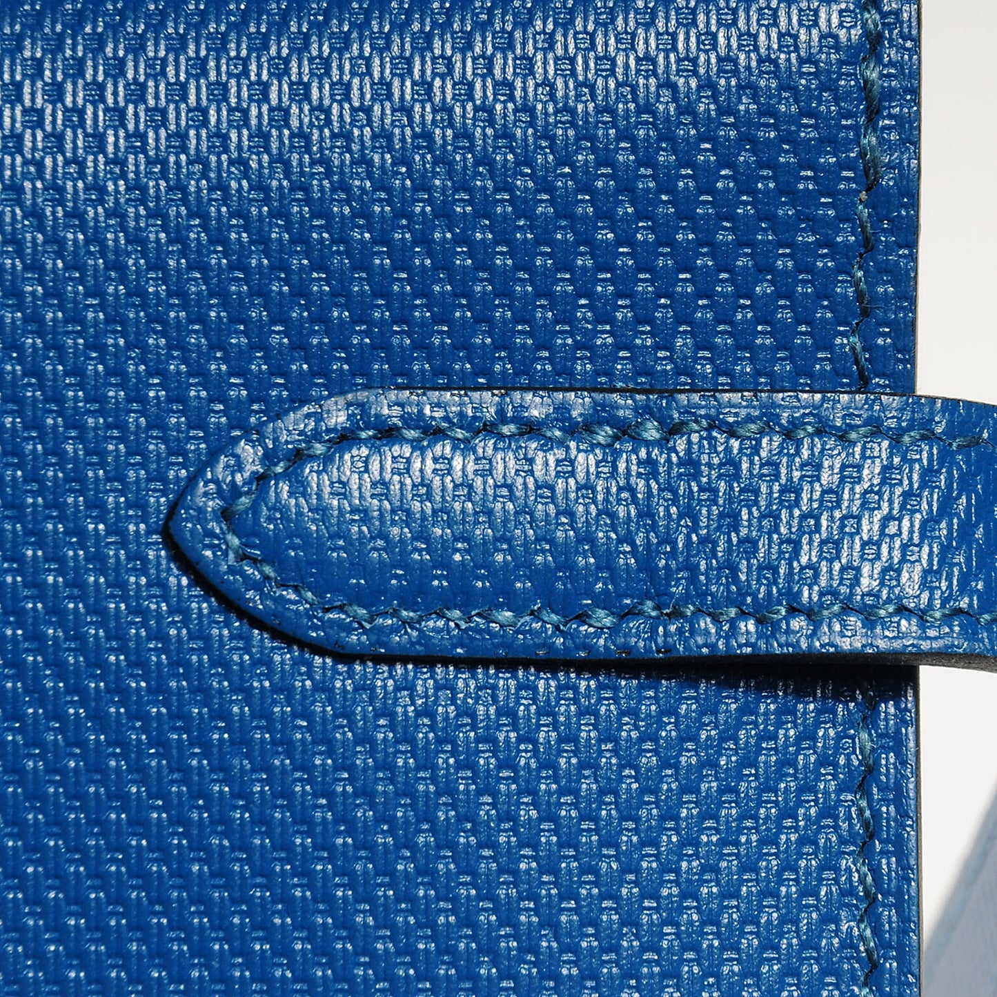 Grain d'H Kelly Longue Wallet Bleu De Galice
