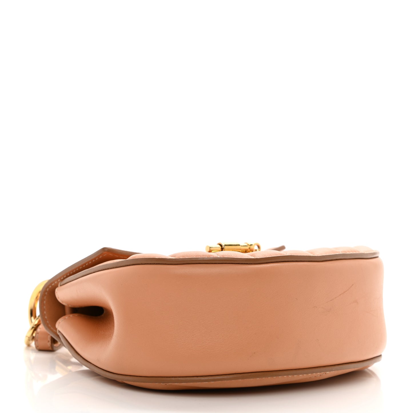 Calfskin Quilted Mini Drew Bijou Shoulder Bag Blushy Pink