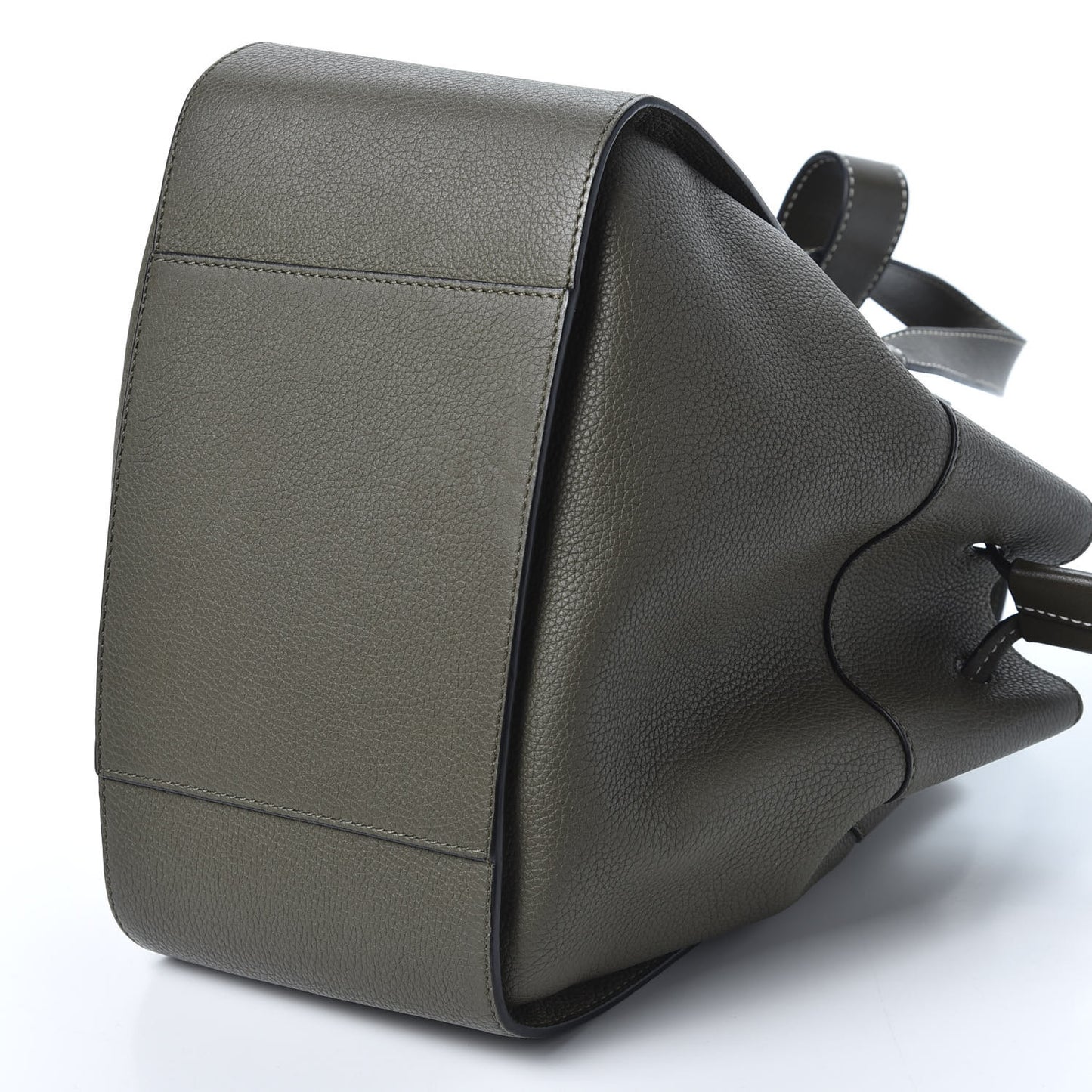Calfskin Small Hammock Shoulder Bag Khaki Green