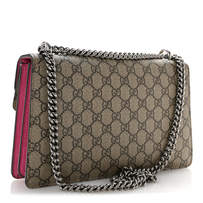 Gucci GG Supreme Monogram Small Dionysus Shoulder Bag Pink 3 of 13